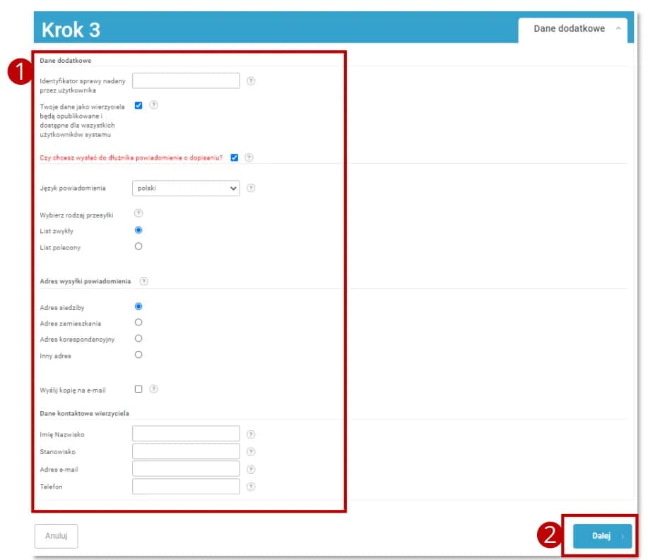 Jak wpisać dłużnika do KRD i uniknąć błędów w procesie