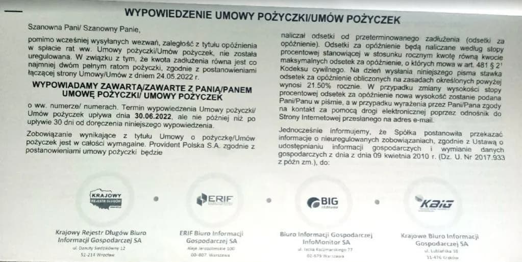 Po jakim czasie provident oddaje do windykacji i jak tego uniknąć